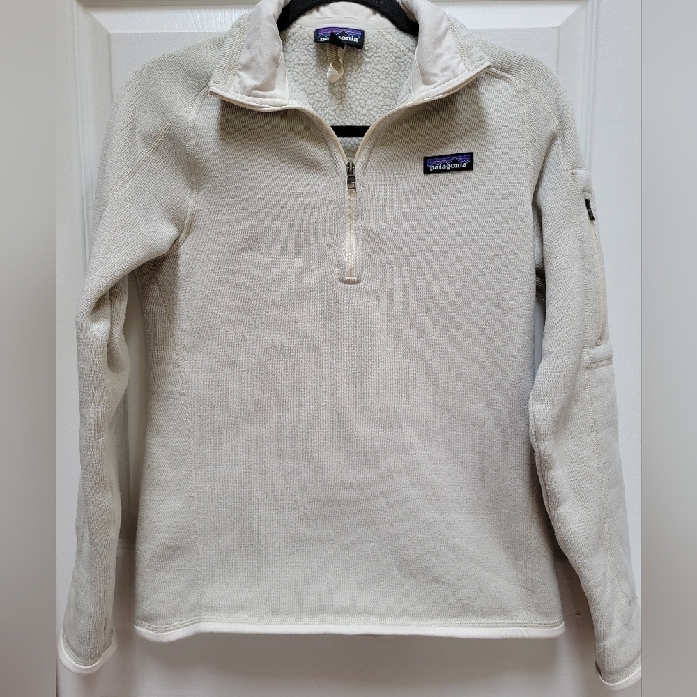Patagonia Women's 1/4 Zip Fleece Pullover Better Sweater Size Medium